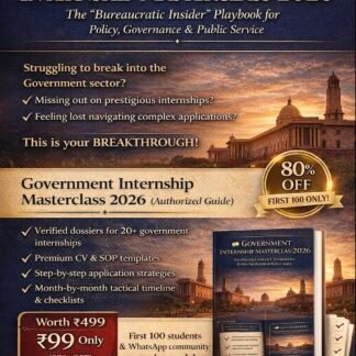 GOVERNMENT INTERNSHIP MASTER Calender PDF 2026