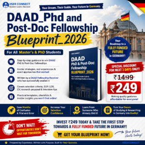 DAAD Phd and Post-Doc Fellowship Blueprint 2026