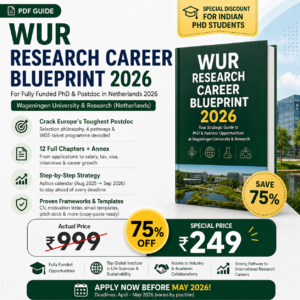 WUR Research Career Blueprint 2026